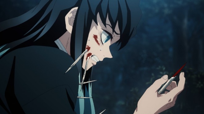 Episode 8 scene cuts from the third season of "Demon Slayer"