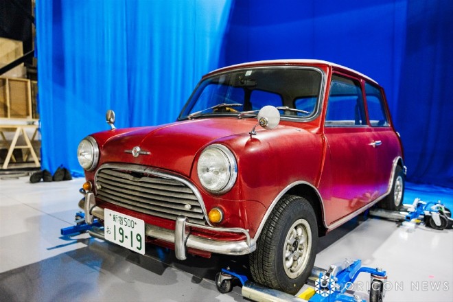 Ryo Saeba's iconic red Mini Cooper - "City Hunter" currently streaming exclusively on Netflix (C) Tsukasa Hojo / Coamix 1985