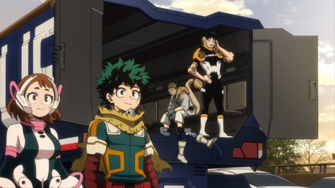 Scene cut from "My Hero Academia THE MOVIE: Your Next"