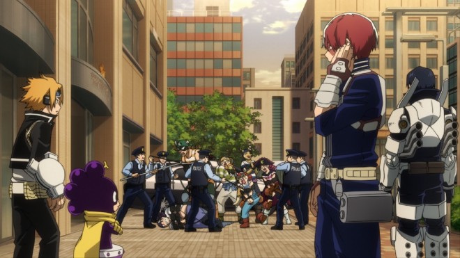 Scene cut from "My Hero Academia THE MOVIE: Your Next"