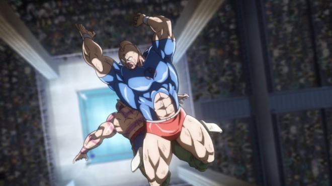 Scene Cut from Episode 0 of the TV Anime "Kinnikuman: The Perfect Origin Arc"