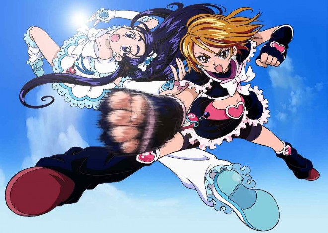 Scene cut from 'Futari wa Precure'