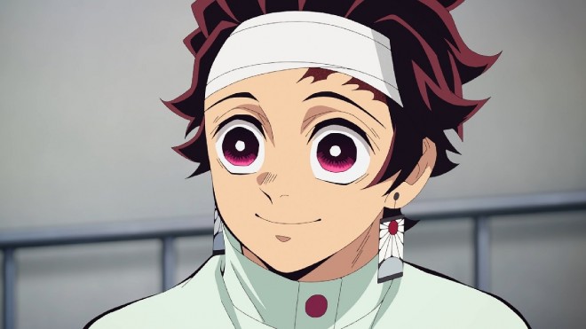 Scene cut from the TV anime "Demon Slayer: Kimetsu no Yaiba Hashira Training Arc"