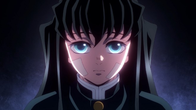 Scene cut from the TV anime "Demon Slayer: Kimetsu no Yaiba Hashira Training Arc"