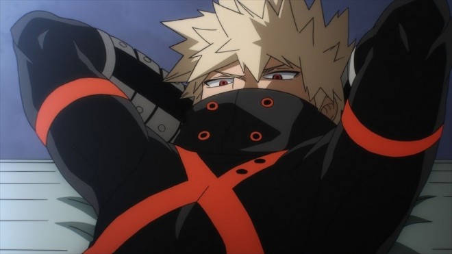 Scene cut from the seventh season of 'My Hero Academia'