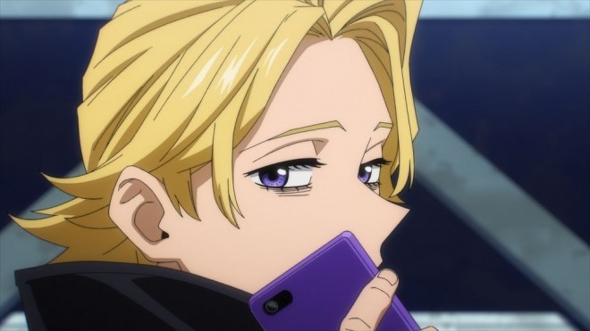 Scene cut from the seventh season of 'My Hero Academia'