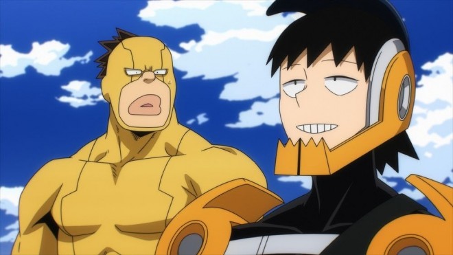 Scene cut from the seventh season of 'My Hero Academia'