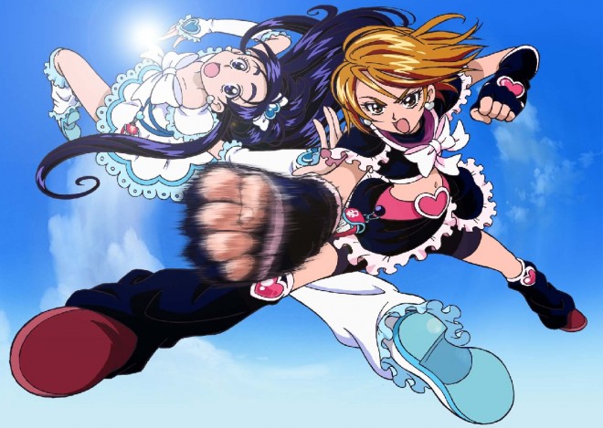 Scene cut from "Futari wa Precure"