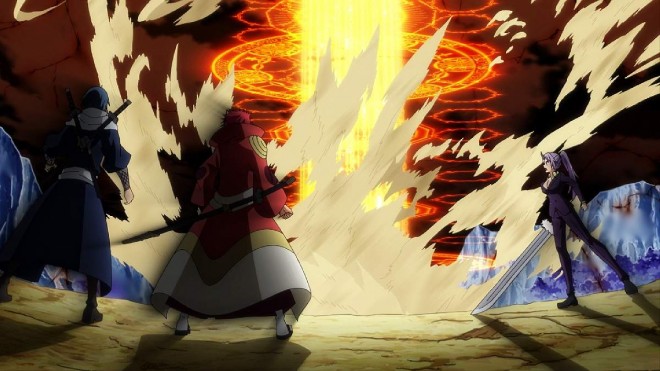 Scene cut from the third season of "That Time I Got Reincarnated as a Slime"(Tensura) 