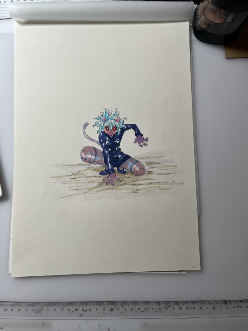 Yoshihiro Togashi releases 'H×H' illustration (Image from official SNS)