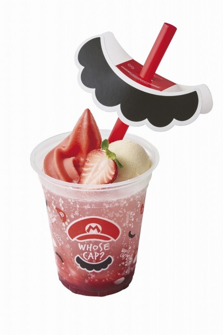 Mario’s Strawberry Soda Smoothie Image provided by Universal Studios Japan