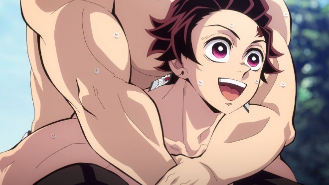 Scene from the TV anime 'Demon Slayer' Hashira Training Arc