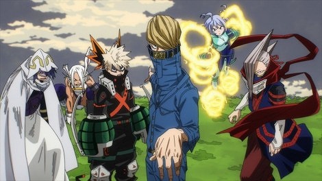 Scene cuts from "My Hero Academia" season 7