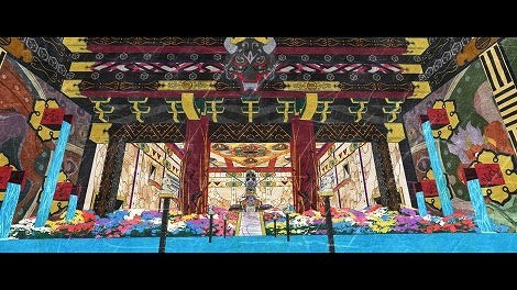 Scene cut from "Mononoke: The Movie"