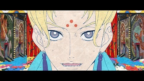 Scene cut from "Mononoke: The Movie"