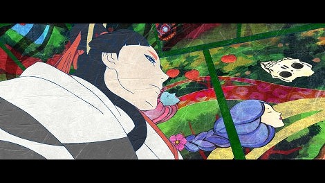 Scene cut from "Mononoke: The Movie"