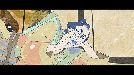 Scene cut from "Mononoke: The Movie"