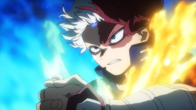 Shoto Todoroki, Scene cuts from "My Hero Academia" season 7