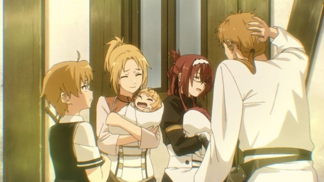 Scene cuts from "Mushoku Tensei II: Jobless Reincarnation - I Will Seriously Try If I Go to Another World" released