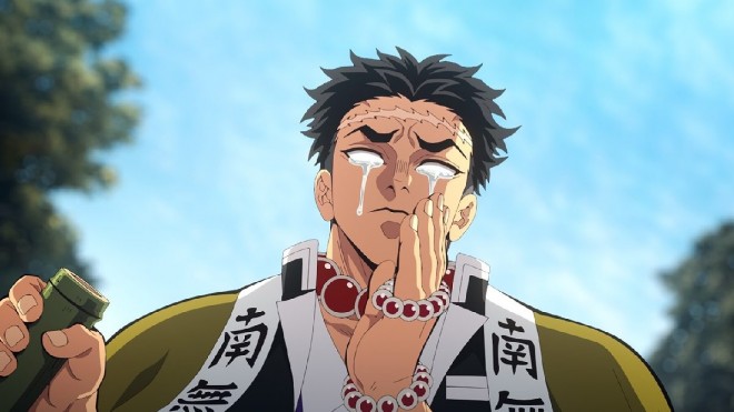 Scene from the TV anime 'Demon Slayer' Hashira Training Arc