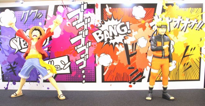 Life-sized Luffy & Uzumaki Naruto