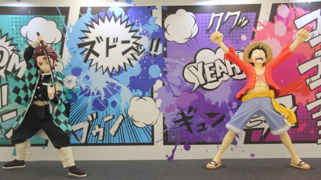 Tanjiro & Luffy from the 'JUMP SHOP 20th FESTIVAL in Ikebukuro'