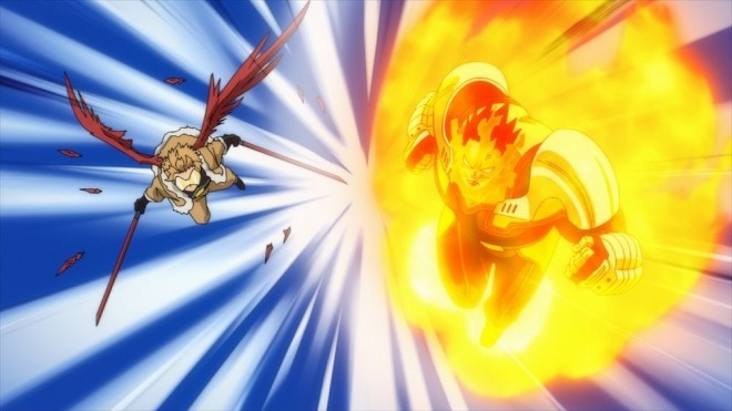 Scene cuts from "My Hero Academia" season 7