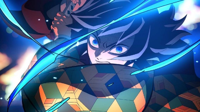 Scene from the TV anime 'Demon Slayer' Hashira Training Arc