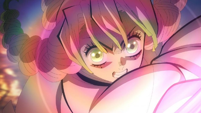 Scene from the TV anime 'Demon Slayer' Hashira Training Arc