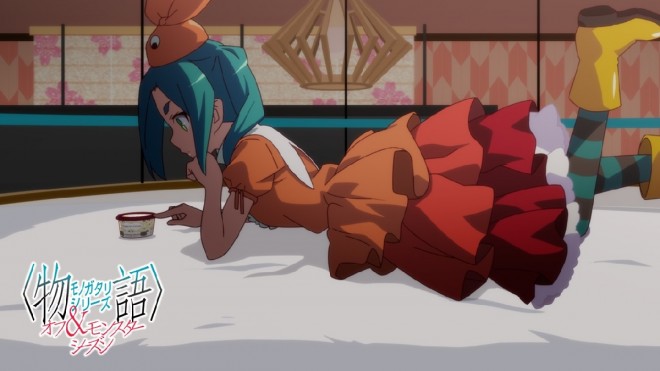 Scene Cuts from "Monogatari Series Off & Monster Season"