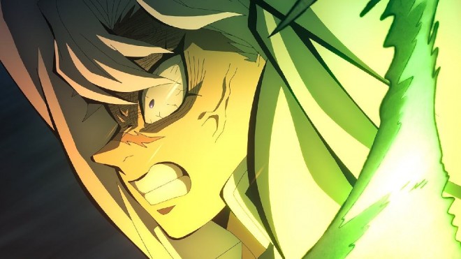 Scene from the TV anime 'Demon Slayer' Hashira Training Arc