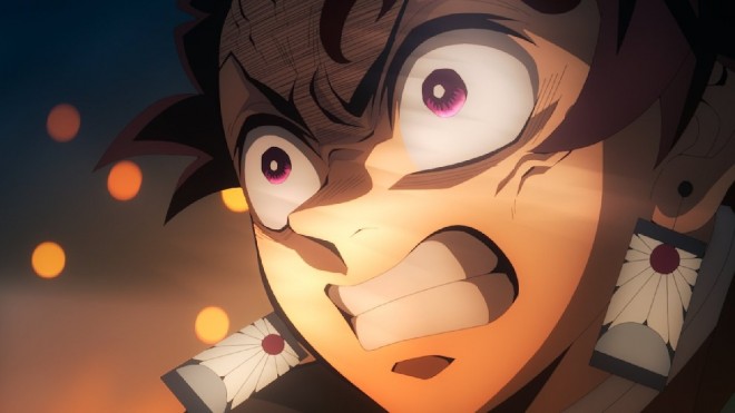 Scene from the TV anime 'Demon Slayer' Hashira Training Arc