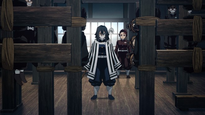 Iguro,Scene from the TV anime 'Demon Slayer' Hashira Training Arc