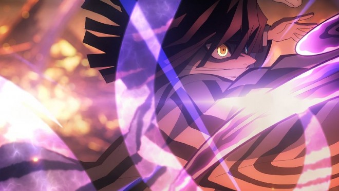 Scene from the TV anime 'Demon Slayer' Hashira Training Arc