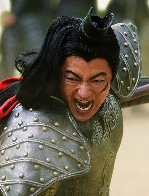 Takao Osawa as Ou Ki from Kingdom: The Return of the Great General