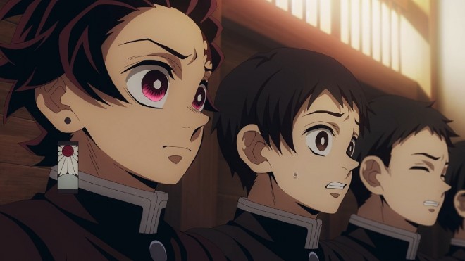 Scene from the TV anime 'Demon Slayer' Hashira Training Arc