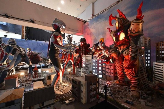 Photos from the exhibit at the "Ultraman Heroes EXPO 2024 Summer Festival in Ikebukuro Sunshine City"