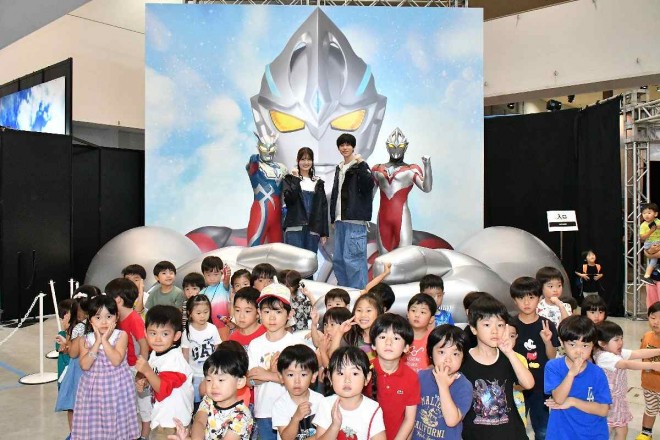 Photos from the opening ceremony of the "Ultraman Heroes EXPO 2024 Summer Festival in Ikebukuro Sunshine City"