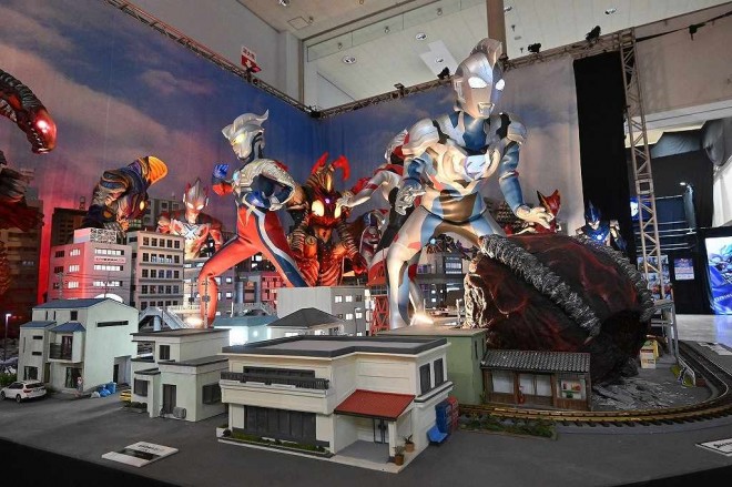 Photos from the exhibit at the "Ultraman Heroes EXPO 2024 Summer Festival in Ikebukuro Sunshine City"