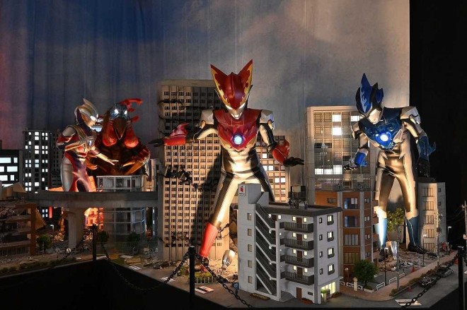 Photos from the exhibit at the "Ultraman Heroes EXPO 2024 Summer Festival in Ikebukuro Sunshine City"