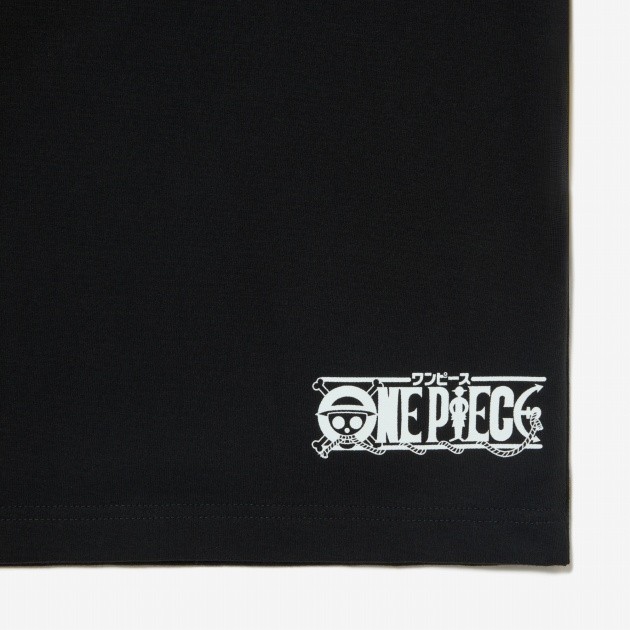 ONE PIECE × LACOSTE Collaboration: ONE PIECE Crocodile Character T-Shirt (Black) Classic Fit ¥14,300 (Tax Included)