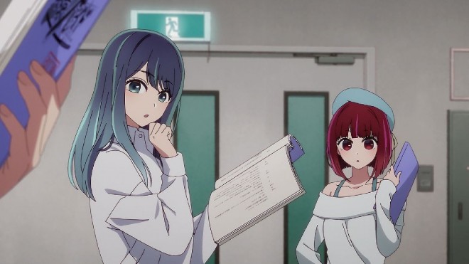 Scene cut from the TV anime "Oshi no Ko" Episode 15