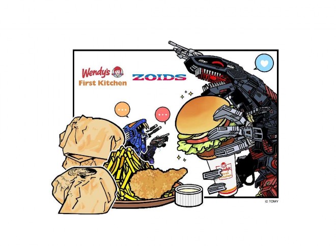 Zoids x Wendy’s First Kitchen collaboration