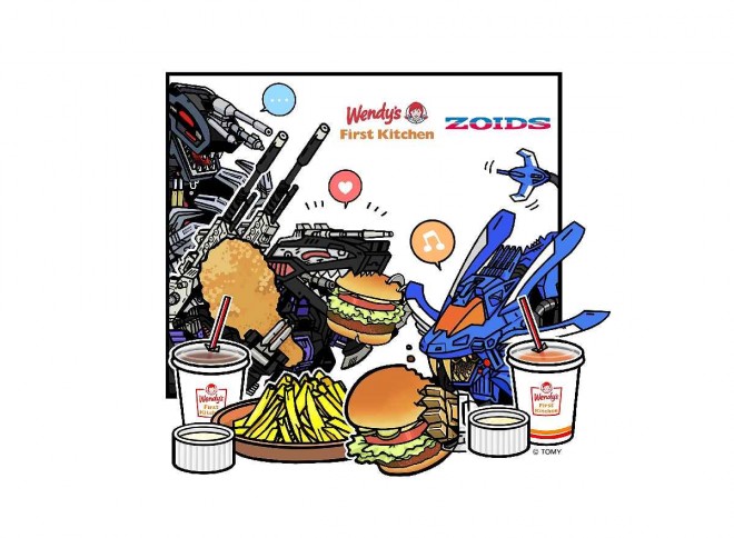 Zoids x Wendy’s First Kitchen collaboration