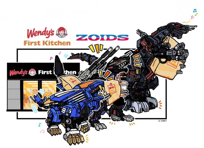 Zoids x Wendy’s First Kitchen collaboration