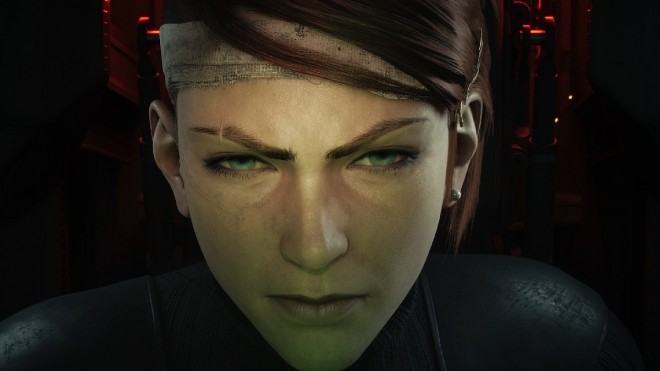 Scene from "Mobile Suit Gundam: Requiem of Vengeance"