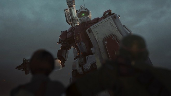 Scene from "Mobile Suit Gundam: Requiem of Vengeance"