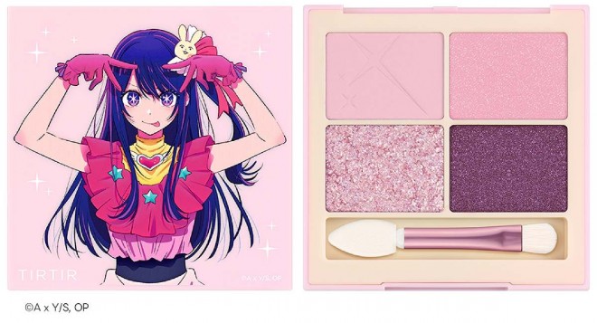 TIRTIR × Oshi no Ko Collaboration STARLIGHT EYE SHADOW #01 PINK PURPLE