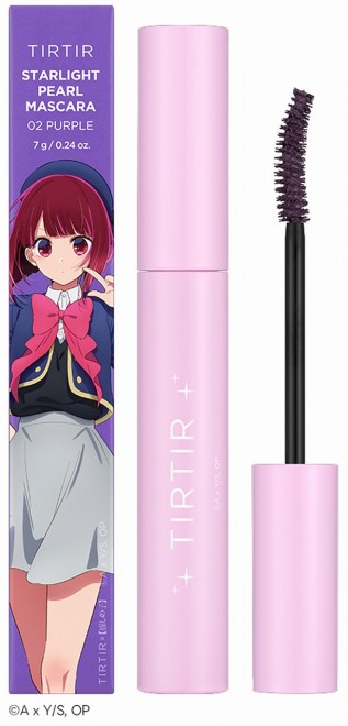 TIRTIR × Oshi no Ko Collaboration STARLIGHT PEARL MASCARA #02 PURPLE