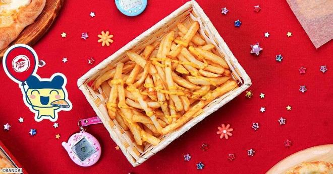 "Pizza Hut × Tamagotchi"